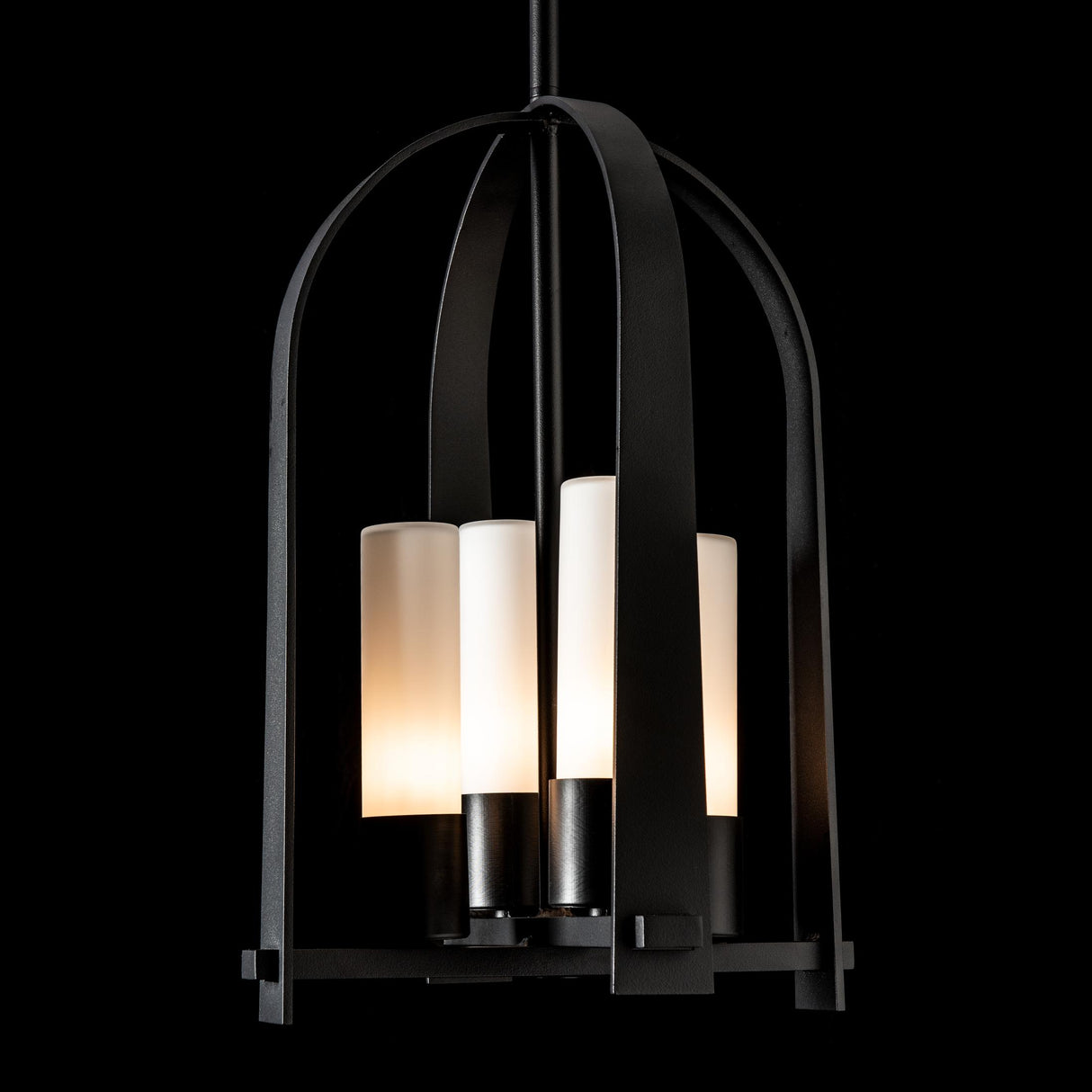 Hubbardton Forge 2023 Coastal Black Opal Glass (GG) Multi Triomphe Outdoor Lantern