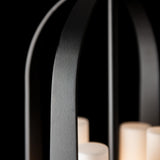 Hubbardton Forge 2023 Coastal Black Opal Glass (GG) Multi Triomphe Outdoor Lantern