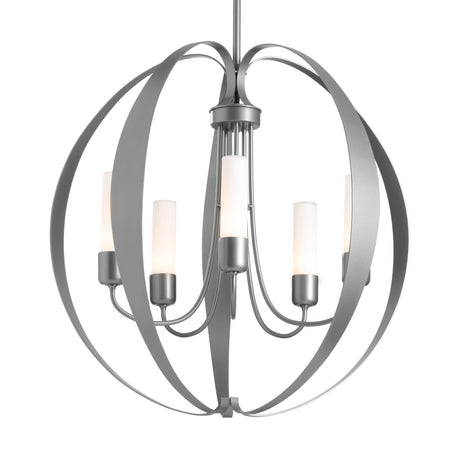 Hubbardton Forge 2020 Coastal Burnished Steel Opal Glass (GG) Multi Pomme Outdoor Pendant
