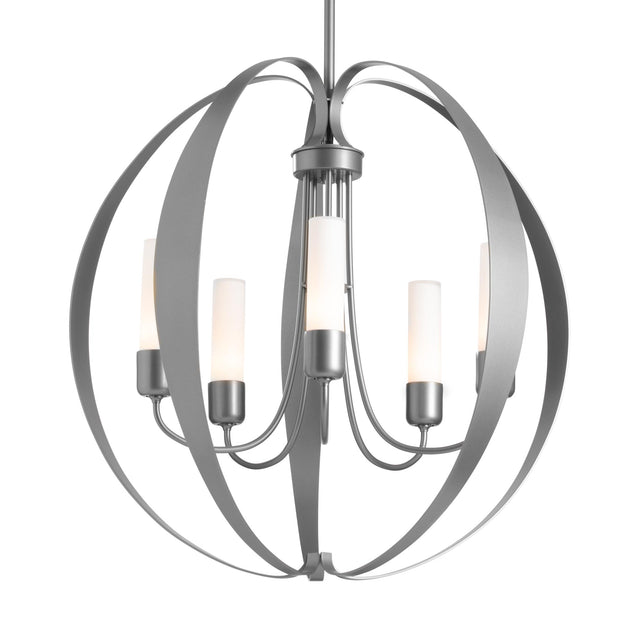 Hubbardton Forge 2020 Coastal Burnished Steel Opal Glass (GG) Multi Pomme Outdoor Pendant