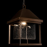 Hubbardton Forge 2025 Coastal Bronze Seeded Clear Glass (II) Dorset Dark Sky Friendly Outdoor Lantern