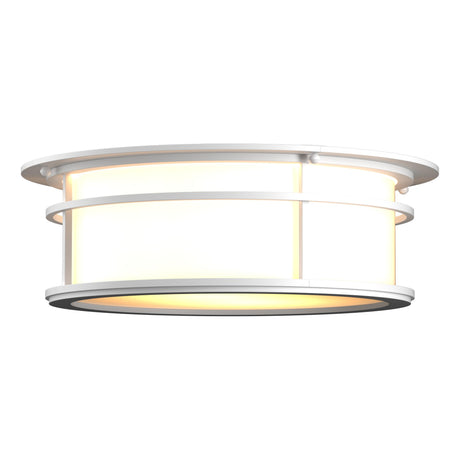 Hubbardton Forge 2016 Coastal White Opal Glass (GG) Province Outdoor Flush Mount