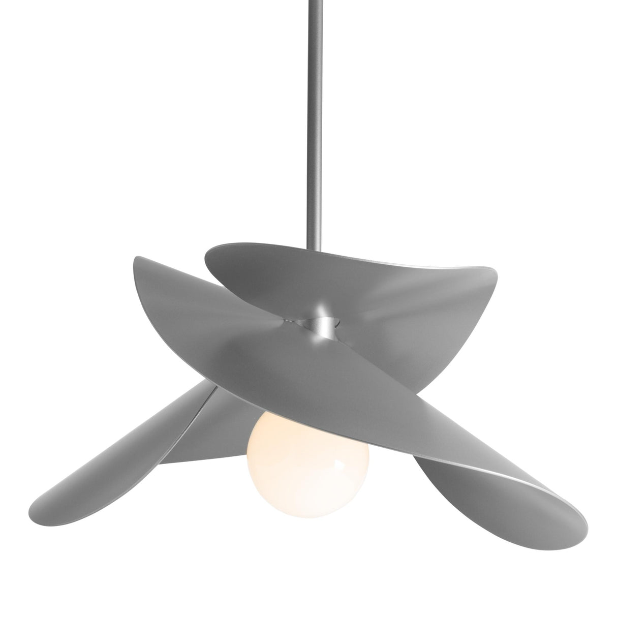 Hubbardton Forge 2020 Coastal Burnished Steel Multi Hibiscus Outdoor Pendant