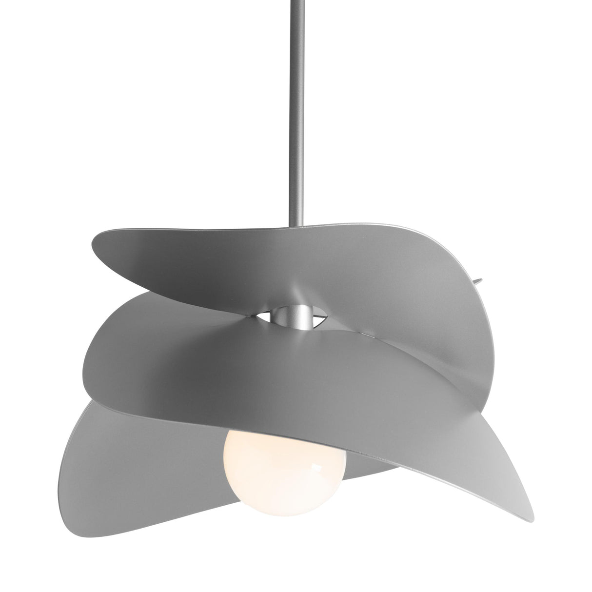 Hubbardton Forge 2020 Coastal Burnished Steel Multi Hibiscus Outdoor Pendant