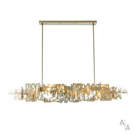 Hubbardton Forge 2025 Modern Brass Multi Brutus Large Pendant