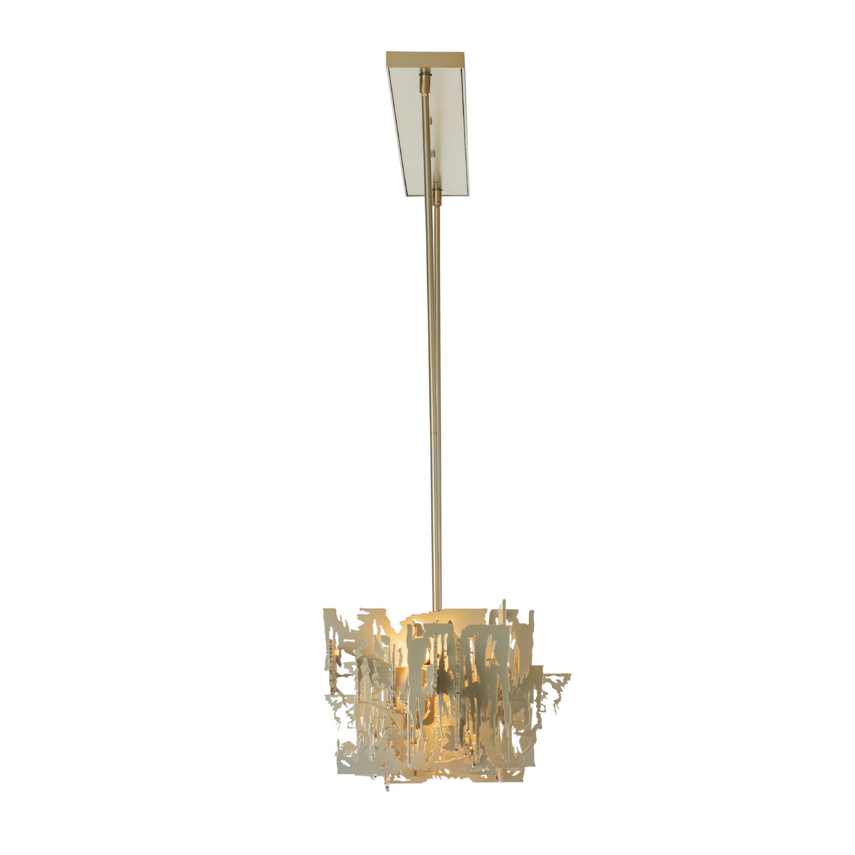 Hubbardton Forge 2025 Modern Brass Multi Brutus Large Pendant
