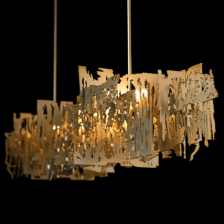 Hubbardton Forge 2025 Modern Brass Multi Brutus Large Pendant