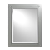 Hubbardton Forge 2006 Vintage Platinum Metra Beveled Mirror