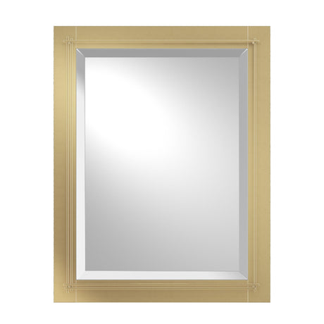 Hubbardton Forge 2006 Modern Brass Metra Beveled Mirror