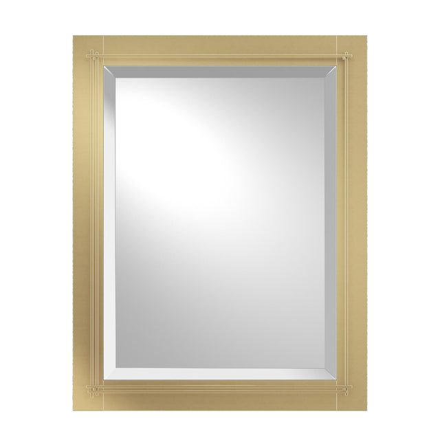 Hubbardton Forge 2006 Modern Brass Metra Beveled Mirror