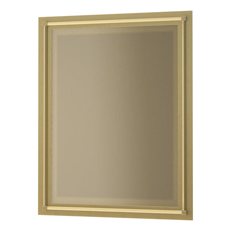 Hubbardton Forge 2011 Modern Brass Rook Beveled Mirror