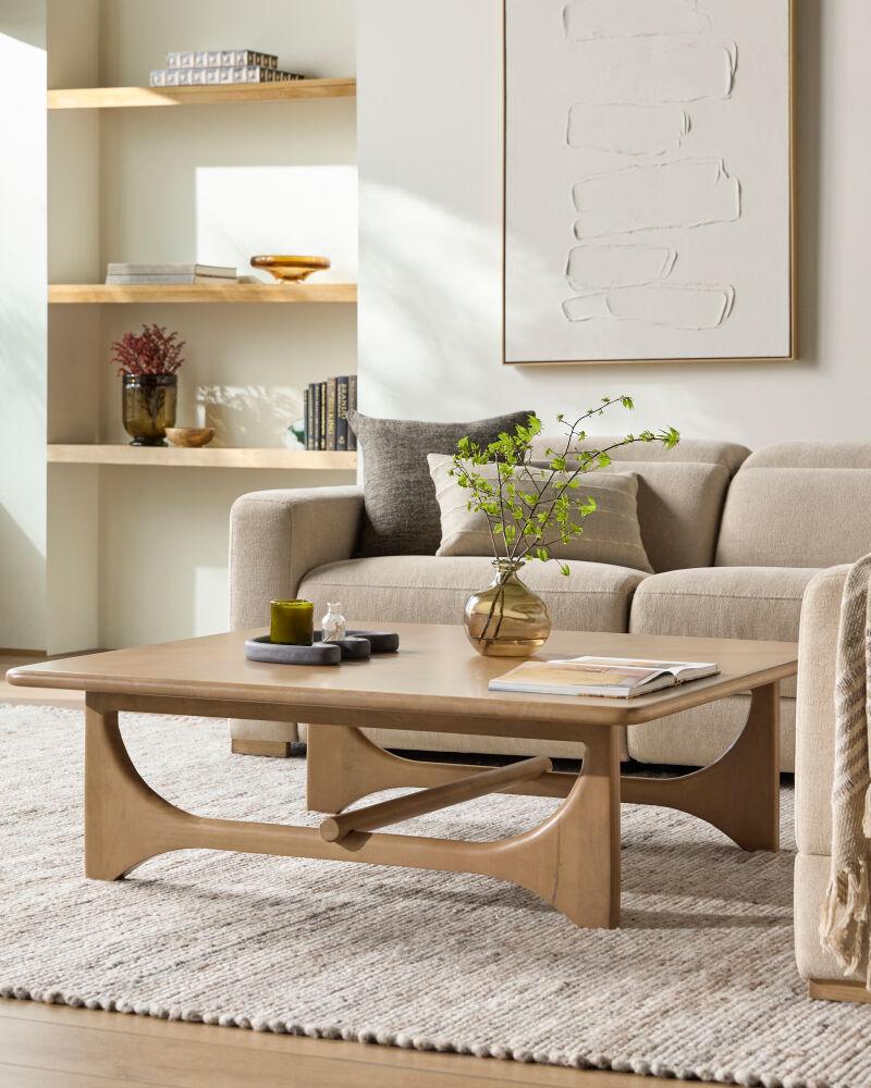 Surya Arland ARLD-007 18"H x 48"W x 48"D Accent Table