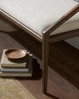 Surya Atra BOAT-003 28"H x 62"W x 23"D Bench/Ottoman/Stool