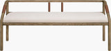 Surya Atra BOAT-003 28"H x 62"W x 23"D Bench/Ottoman/Stool