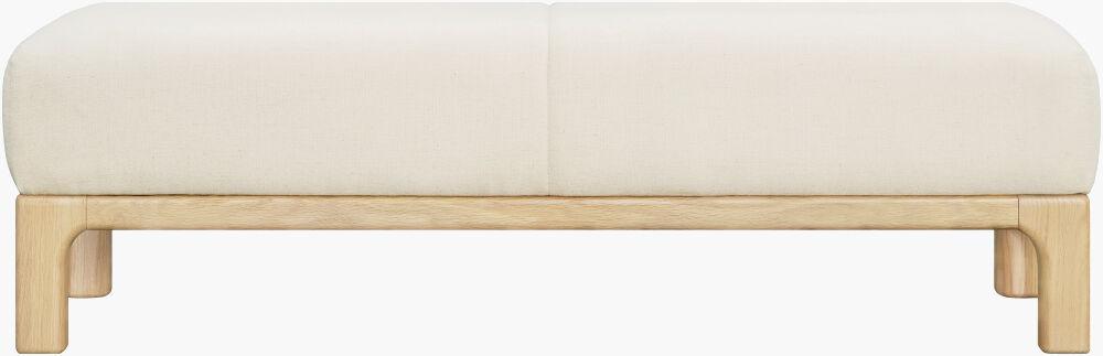 Surya Bradly BOBD-001 19"H x 61"W x 21"D Bench/Ottoman/Stool