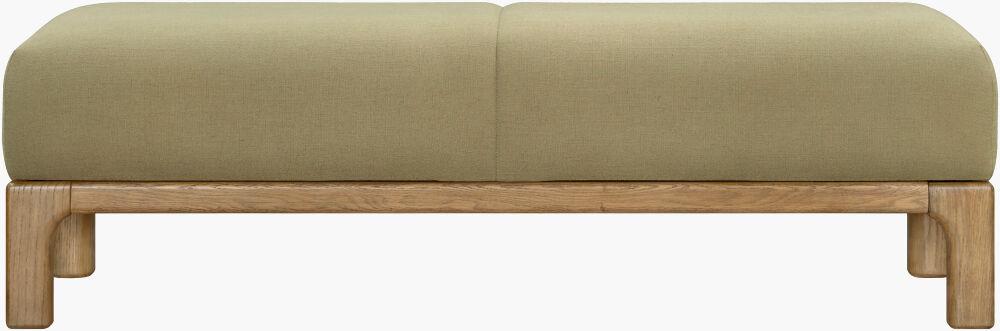 Surya Bradly BOBD-002 19"H x 61"W x 21"D Bench/Ottoman/Stool