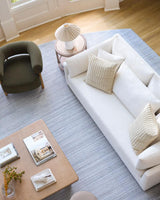 Surya Capitola BOCP-001 34"H x 95"W x 44"D Sofa