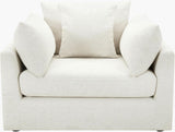Surya Capitola BOCP-002 34"H x 47"W x 44"D Accent Chair