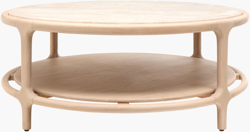 Surya Eve BOEV-002 16"H x 42"W x 42"D Accent Table