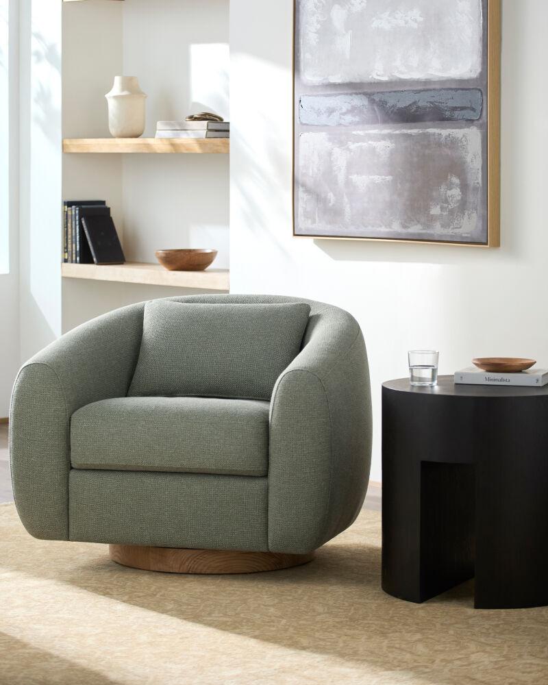 Surya Loma BOLM-001 30"H x 37"W x 33"D Accent Chair
