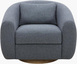 Surya Loma BOLM-002 30"H x 37"W x 33"D Accent Chair
