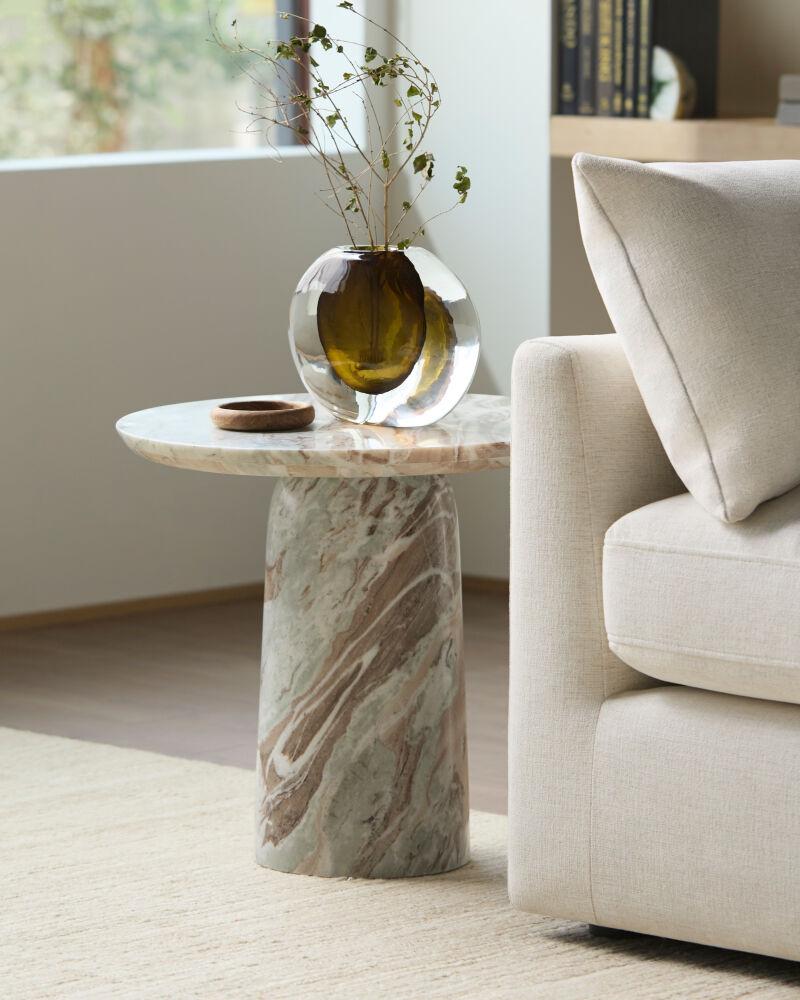 Surya Portola BOPT-001 18"H x 20"W x 20"D Accent Table