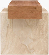 Surya Tulare BOTU-001 20"H x 18"W x 17"D Accent Table
