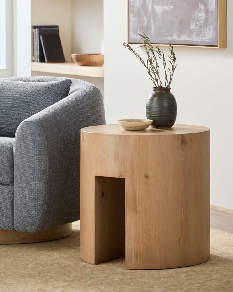 Surya Whitly BOWT-002 22"H x 22"W x 22"D Accent Table