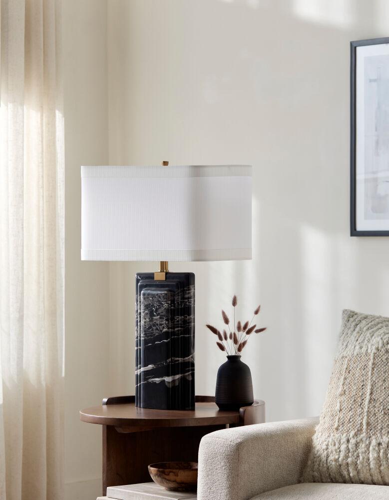 Surya Basalto BSO-001 26"H x 10"W x 10"D Table Lighting