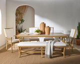 Surya Cape Town CAPE-006 30"H x 82"W x 42"D Dining Table/Seating