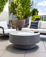 Surya Daniella DANE-006 19"H x 43"W x 43"D Fire Pit