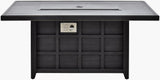 Surya Fairborn FAIR-005 25"H x 56"W x 36"D Fire Pit