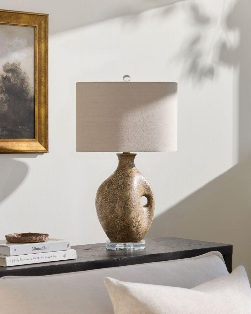 Livabliss Haria HRI-001 26"H x 10"W x 15"D Table Lighting