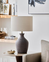 Livabliss Karole KOE-002 25"H x 15"W x 15"D Table Lighting