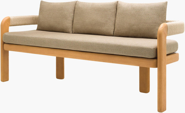 Surya Palma PALM-006 27"H x 71"W x 20"D Bench/Ottoman/Stool