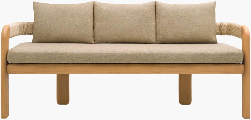 Surya Palma PALM-006 27"H x 71"W x 20"D Bench/Ottoman/Stool
