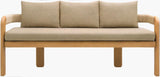 Surya Palma PALM-006 27"H x 71"W x 20"D Bench/Ottoman/Stool