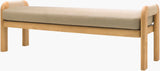 Surya Palma PALM-005 23"H x 71"W x 19"D Bench/Ottoman/Stool
