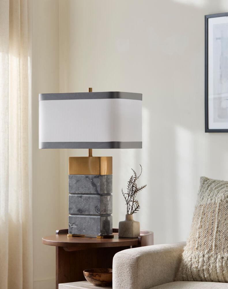 Surya Pietra PIA-001 26"H x 10"W x 10"D Table Lighting
