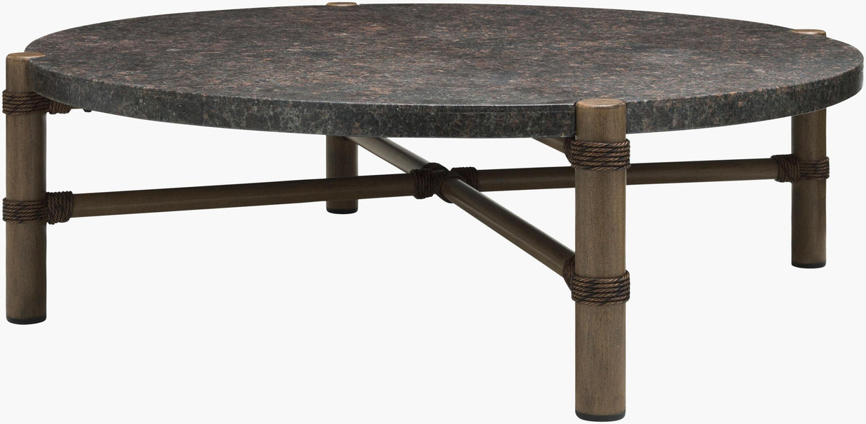 Surya Porta PORT-007 15"H x 50"W x 50"D Accent Table