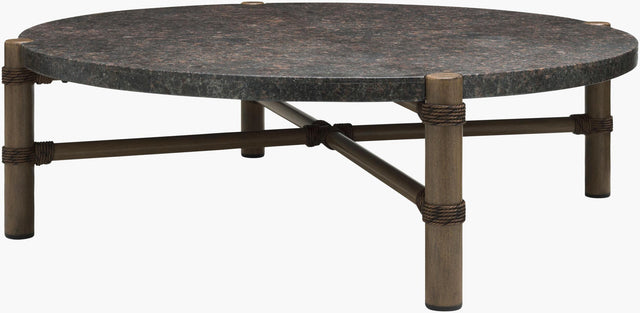 Surya Porta PORT-007 15"H x 50"W x 50"D Accent Table