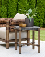 Surya Porta PORT-009 22"H x 26"W x 26"D Accent Table