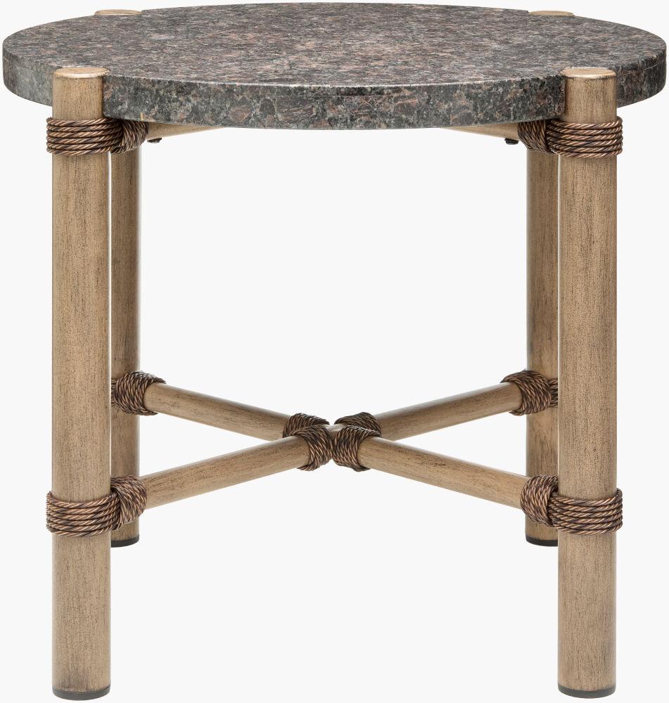 Surya Porta PORT-009 22"H x 26"W x 26"D Accent Table
