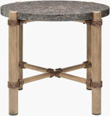 Surya Porta PORT-009 22"H x 26"W x 26"D Accent Table