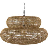 Surya Tekapo TKP-001 35"L x 35"W x 19"H Ceiling Light