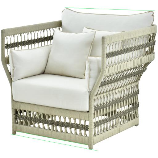 Surya Winder WIND-001 36"H x 39"W x 40"D Accent and Lounge Chairs