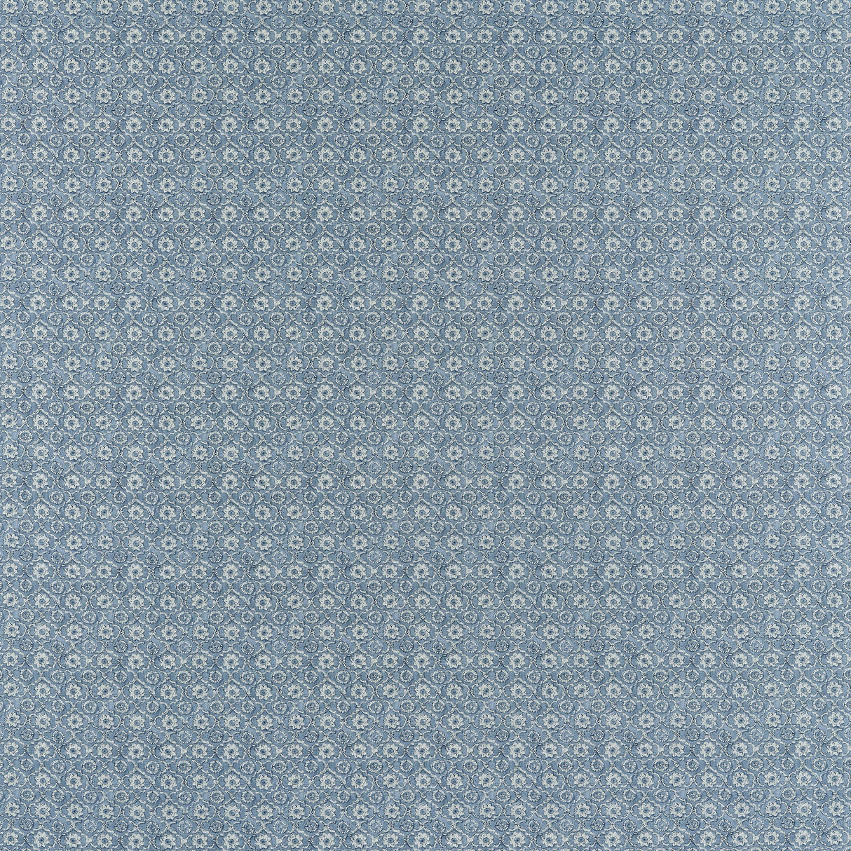 Anna French Holly Trellis Blue Fabric