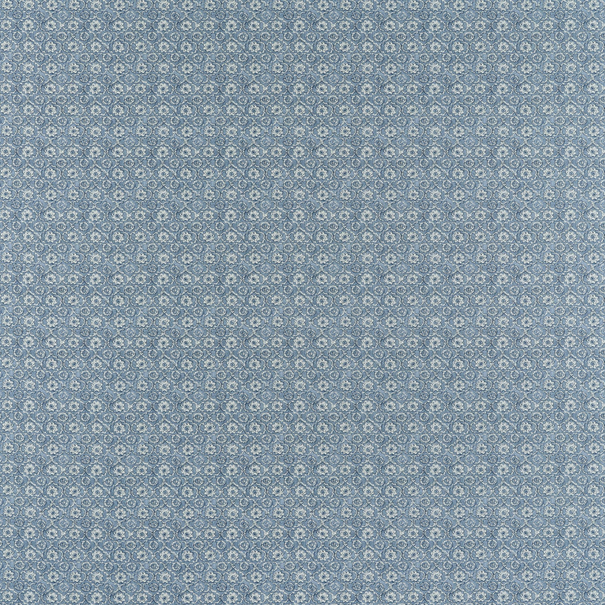 Anna French Holly Trellis Blue Fabric