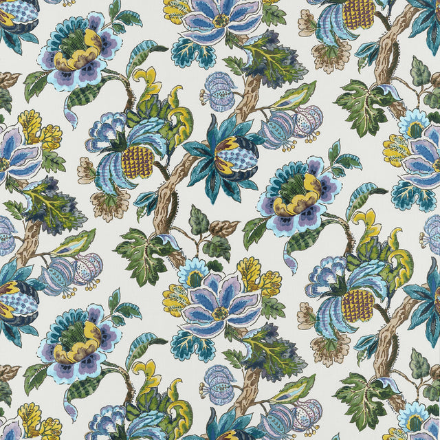 Anna French Stockbridge Lavender And Blue Fabric