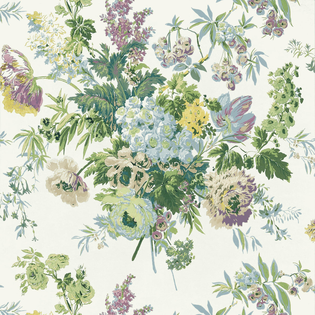 Anna French Garden Club Lavender Wallpaper